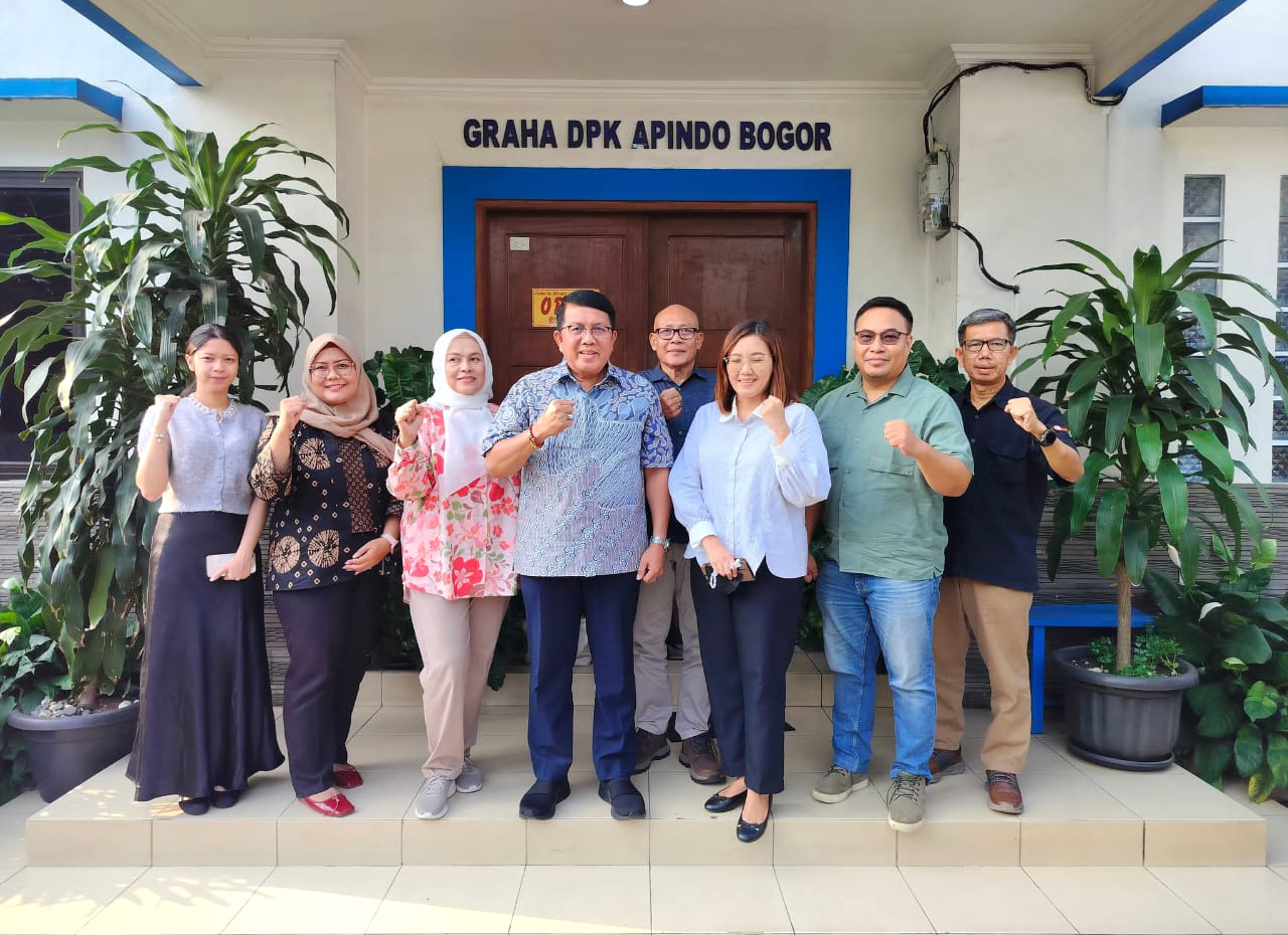 Audiensi Manajemen May Bank ke Kantor DPK APINDO Kabupaten Bogor dalam Rangka Kerjasama. Graha APINDO Kabupaten Bogor, 28 Juli 2025.